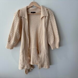 BCBGMaxAzria Chunky Belted Cardigan